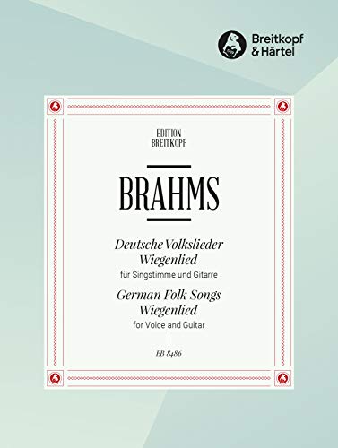 Deutsche Volkslieder aus WoO 33 und Wiegenlied op. 49/4 für Singstimme und Klavier - Bearbeitung für Singstimme und Gitarre (EB 8486)