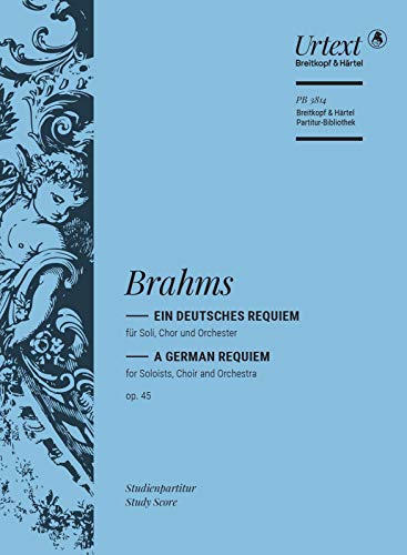 Ein deutsches Requiem op. 45 - Breitkopf Urtext - Studienpartitur (PB 3814)