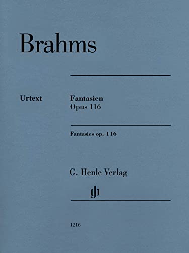 Fantasien op. 116 für Klavier zu zwei Händen. Revidierte Ausgabe: Besetzung: Klavier zu zwei Händen (G. Henle Urtext-Ausgabe)
