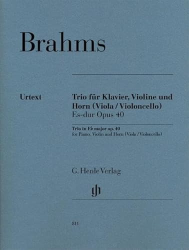 Horntrio Es-dur op. 40: Besetzung: Kammermusik mit Blasinstrumenten (G. Henle Urtext-Ausgabe) von Henle, G. Verlag