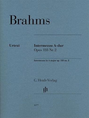 Intermezzo A-dur op. 118 Nr. 2: Instrumentation: Piano solo (G. Henle Urtext-Ausgabe) von Henle, G. Verlag