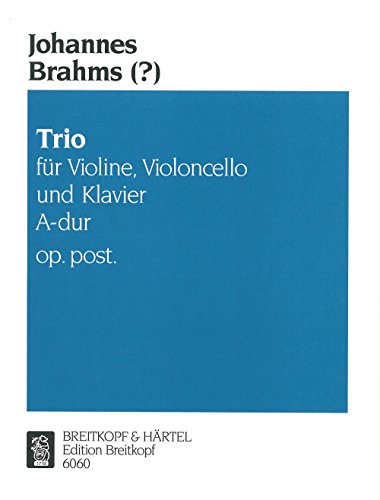Klaviertrio A-dur op. post. - Breitkopf Urtext (EB 6060) von EDITION BREITKOPF