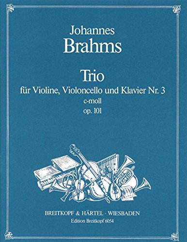 Klaviertrio Nr. 3 c-moll op. 101 - Breitkopf Urtext (EB 6054): Einzelstimmen