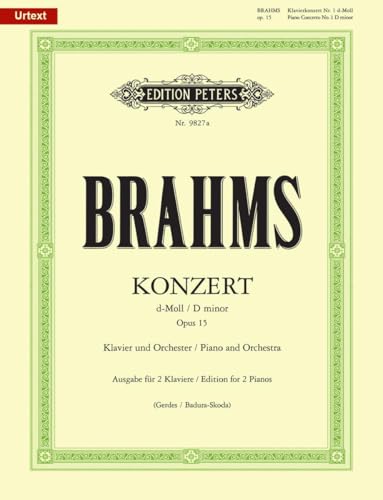 Konzert Nr. 1 d-Moll op. 15 für Klavier und Orchester, Ausgabe für 2 Klaviere: Für 2 Klaviere zu vier Händen (Edition Peters) Konzert Nr. 1 d-Moll op. 15 für Klavier und Orchester, Ausgabe für 2 Klaviere: Für 2 Klaviere zu vier Händen (Edition Peters)