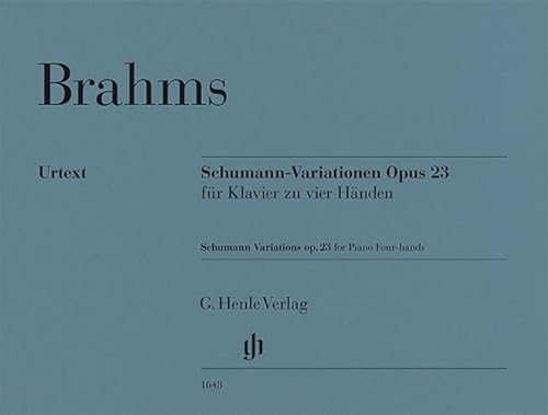 Schumann-Variationen Es-dur op. 23 Schumann-Variationen Es-dur op. 23 von G. Henle Verlag