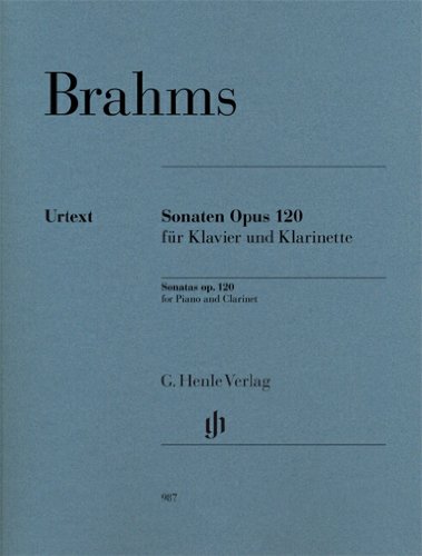 Klarinettensonaten op. 120 von G. Henle Verlag