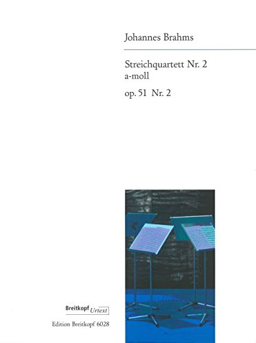 Streichquartett Nr. 2 a-moll op. 51/2 - Breitkopf Urtext (EB 6028): Einzelstimmen