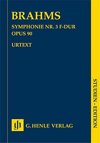 Symphonie Nr. 3 F-Dur op. 90; Stucien-Edition: Besetzung: Orchester (Studien-Editionen: Studienpartituren)