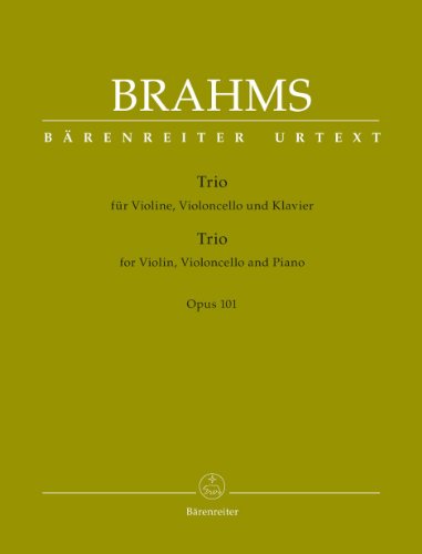 Trio für Violine, Violoncello und Klavier, op. 101 von Bärenreiter Verlag