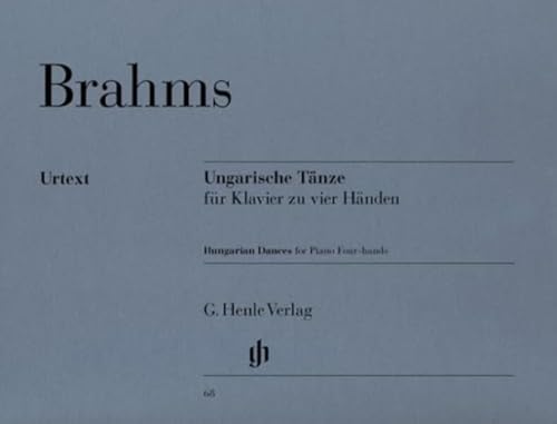 Ungarische Tänze. Klavier zu 4 Händen: Besetzung: Klavier zu vier Händen (G. Henle Urtext-Ausgabe) von HENLE VERLAG