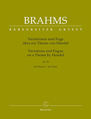 Variationen und Fuge über ein Thema von Händel op. 24 für Klavier