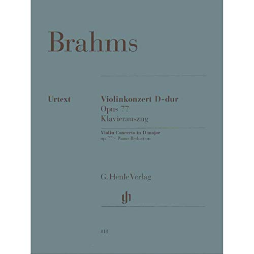 Violinkonzert D-dur op. 77; Klavierauszug: Instrumentation: Violin and Piano, Violin Concertos (G. Henle Urtext-Ausgabe)