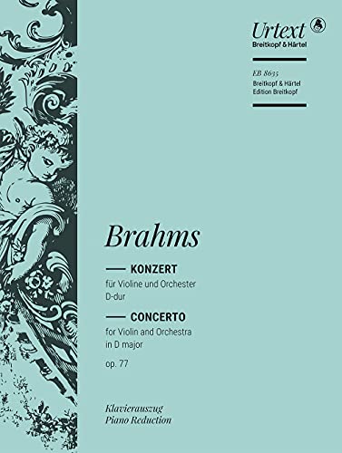 Violinkonzert D-dur op. 77 - Breitkopf Urtext - Ausgabe für Violine und Klavier (EB 8635)
