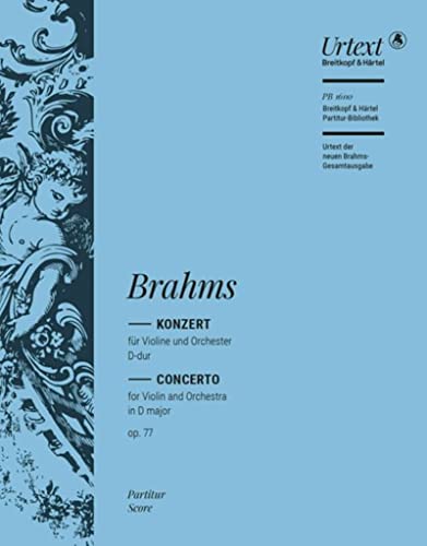 Violinkonzert D-dur op. 77 - Partitur - Urtext (PB 16110)