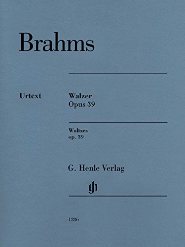 Walzer op. 39; Klavier: Instrumentation: Piano solo (G. Henle Urtext-Ausgabe) von Henle, G. Verlag