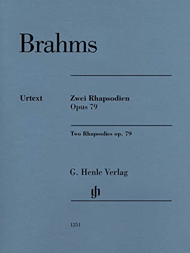 Zwei Rhapsodien op. 79 für Klavier zu zwei Händen: Revidierte Ausgabe: Revidierte Ausgabe von HN 119 (G. Henle Urtext-Ausgabe)
