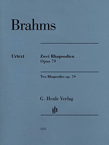 Zwei Rhapsodien op. 79 für Klavier zu zwei Händen: Revidierte Ausgabe: Revidierte Ausgabe von HN 119 (G. Henle Urtext-Ausgabe) Zwei Rhapsodien op. 79 für Klavier zu zwei Händen: Revidierte Ausgabe: Revidierte Ausgabe von HN 119 (G. Henle Urtext-Ausgabe)