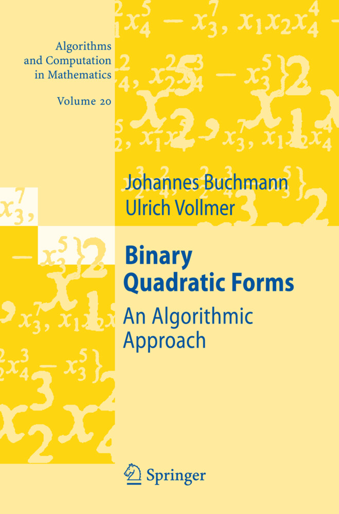 Binary Quadratic Forms von Springer Berlin Heidelberg