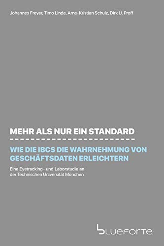 Mehr als nur ein Standard - wie die IBCS die Wahrnehmung von Geschäftsdaten erleichtern: Eine Eyetracking- und Laborstudie an der Technischen Universität München Mehr als nur ein Standard - wie die IBCS die Wahrnehmung von Geschäftsdaten erleichtern: Eine Eyetracking- und Laborstudie an der Technischen Universität München