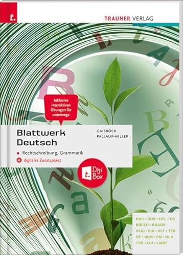 Blattwerk Deutsch - Rechtschreibung, Grammatik von Trauner Verlag
