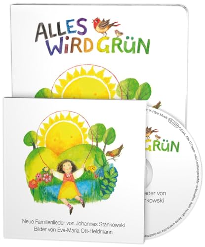 Alles wird grün: Neue Frühlingslieder von Johannes Stankowski (Buch mit Musik-CD): Neue Kinderlieder von Johannes Stankowski (Buch mit Musik-CD) von Pnz Verlag