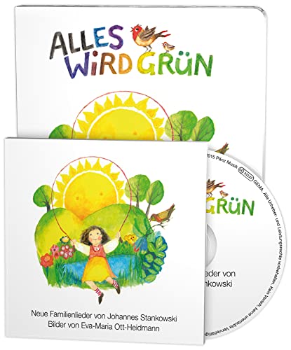 Alles wird grün: Neue Frühlingslieder von Johannes Stankowski (Buch mit Musik-CD): Neue Kinderlieder von Johannes Stankowski (Buch mit Musik-CD) von PNZ