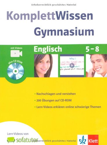 KomplettWissen Gymnasium. Englisch 5.-8. Klasse. Mit CD-ROM