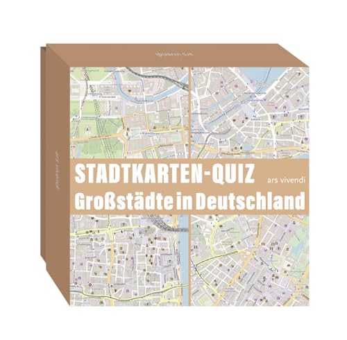 Stadtkartenquiz Großstädte Deutschland: Teste dein Wissen mit diesem unterhaltsamen Quizspiel! Erkunde die faszinierenden Städte der Bundesrepublik und zeige, dass du der wahre Stadtexperte bist von Ars Vivendi