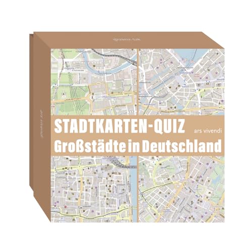 Stadtkartenquiz Großstädte Deutschland: Teste dein Wissen mit diesem unterhaltsamen Quizspiel! Erkunde die faszinierenden Städte der Bundesrepublik und zeige, dass du der wahre Stadtexperte bist Stadtkartenquiz Großstädte Deutschland: Teste dein Wissen mit diesem unterhaltsamen Quizspiel! Erkunde die faszinierenden Städte der Bundesrepublik und zeige, dass du der wahre Stadtexperte bist von Ars Vivendi