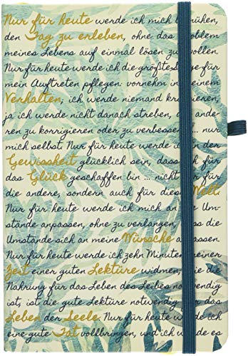 Notizbuch »Gott schenke dir Gelassenheit«: blanko, mit Leseband, Stifthalter und Einstecktasche