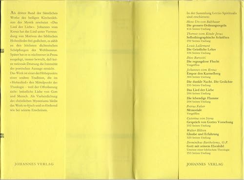 Sämtliche Werke, Bd.3, Das Lied der Liebe