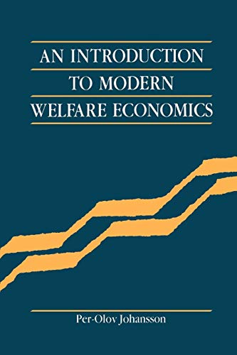 Intro to Modern Welfare Economics von Cambridge University Press