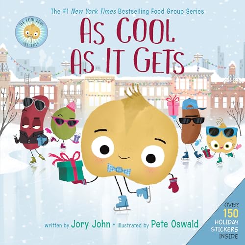 The Cool Bean Presents: As Cool as It Gets: Over 150 Stickers Inside! A Christmas Holiday Book for Kids (The Food Group)