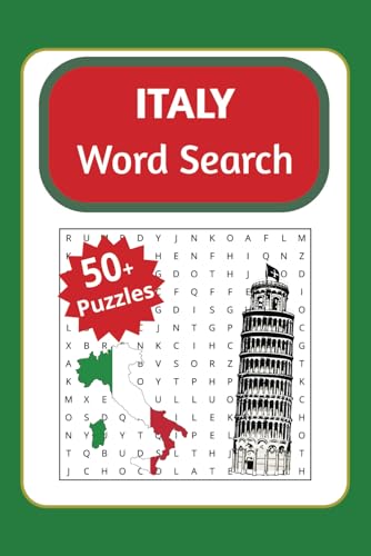 Italy Word Search: An Italy Themed Word Search Puzzle for Adults, Seniors, and Teens von Independently published