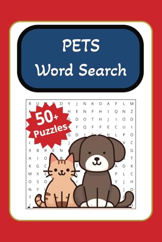 Pets Word Search: A Pets Themed Word Search Puzzle Book for Adults, Seniors, and Teens von Independently published