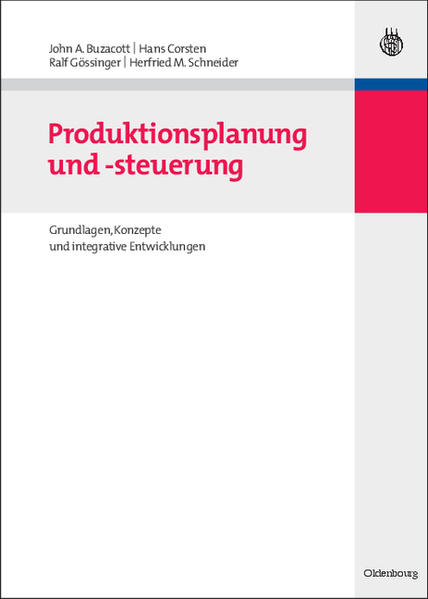 Produktionsplanung und -steuerung von De Gruyter Oldenbourg