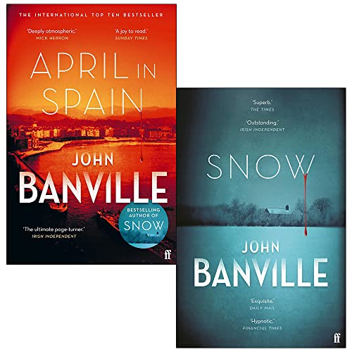 A Strafford and Quirke Mystery 2 Books Collection Set by John Banville (Snow: A Strafford and Quirke Mystery & April in Spain: A Strafford and Quirke Mystery)
