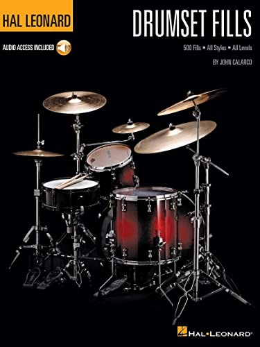 Hal Leonard Drumset Fills: 500 Fills - All Styles All Levels, With Downloadable Audio Hal Leonard Drumset Fills: 500 Fills - All Styles All Levels, With Downloadable Audio