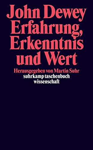 Erfahrung, Erkenntnis und Wert (suhrkamp taschenbuch wissenschaft) von Suhrkamp Verlag AG