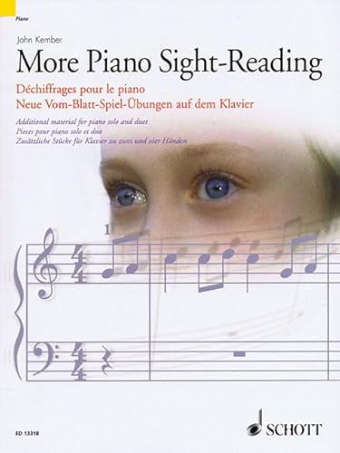 Neue Vom-Blatt-Spiel-Übungen auf dem Klavier 1: Zusätzliche Stücke für Klavier zu zwei und vier Händen. Band 1. Klavier (2- und 4-händig). (Schott Sight-Reading Series, Band 1) von Schott