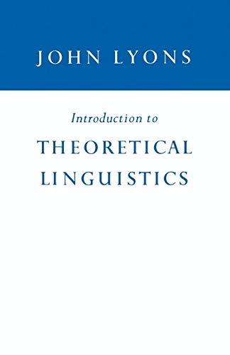 Introduction to Theoretical Linguistics
