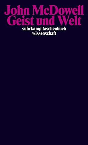 Geist und Welt (suhrkamp taschenbuch wissenschaft) von Suhrkamp Verlag