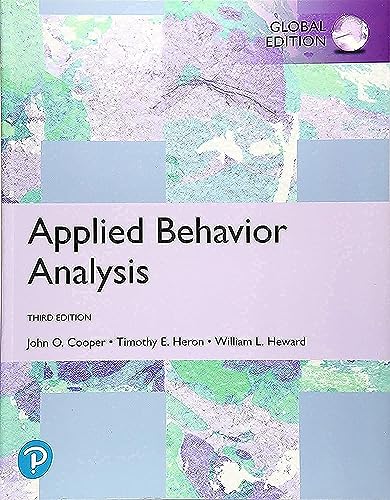Applied Behavior Analysis, Global Edition von Pearson Education Limited