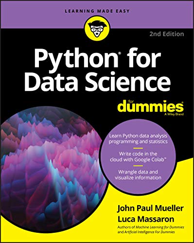 Python for Data Science For Dummies, 2nd Edition (For Dummies (Computer/Tech)) von For Dummies