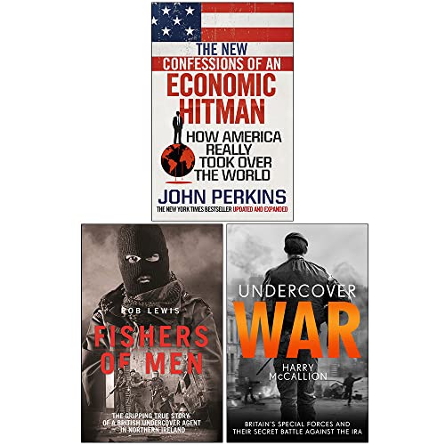 The New Confessions of an Economic Hit Man, Fishers of Men, Undercover War 3 Books Collection Set