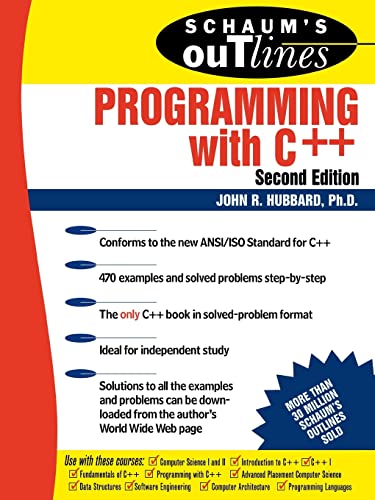 Schaum's Outline of Programming with C++: Theory and Problems (Schaum's Outlines) von McGraw-Hill Education
