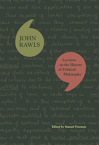 Lectures on the History of Political Philosophy von Harvard University Press