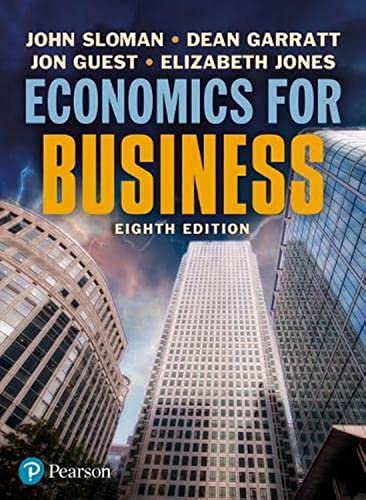 Economics for Business von Pearson