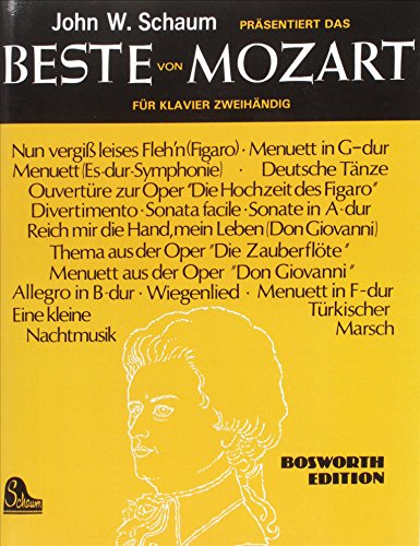 Das Beste von Mozart. Für Klavier zweihändig von Bosworth Edition