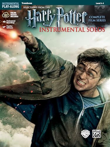 Harry Potter Instrumental Solos - Trombone: Selections from the Complete Film Series (incl. Online Code) (Alfred's Instrumental Play-Along, Level 2-3) von Alfred Music